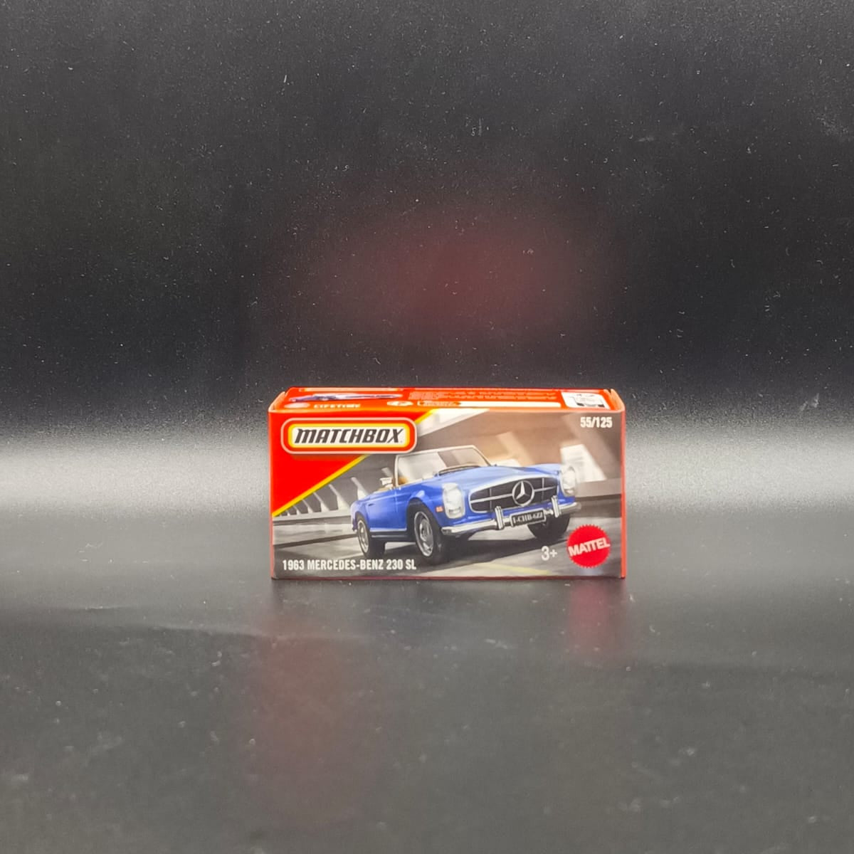 Matchbox 1963 Mercedes-Benz 230 SL (Blue) - 1:64 Scale Diecast Model