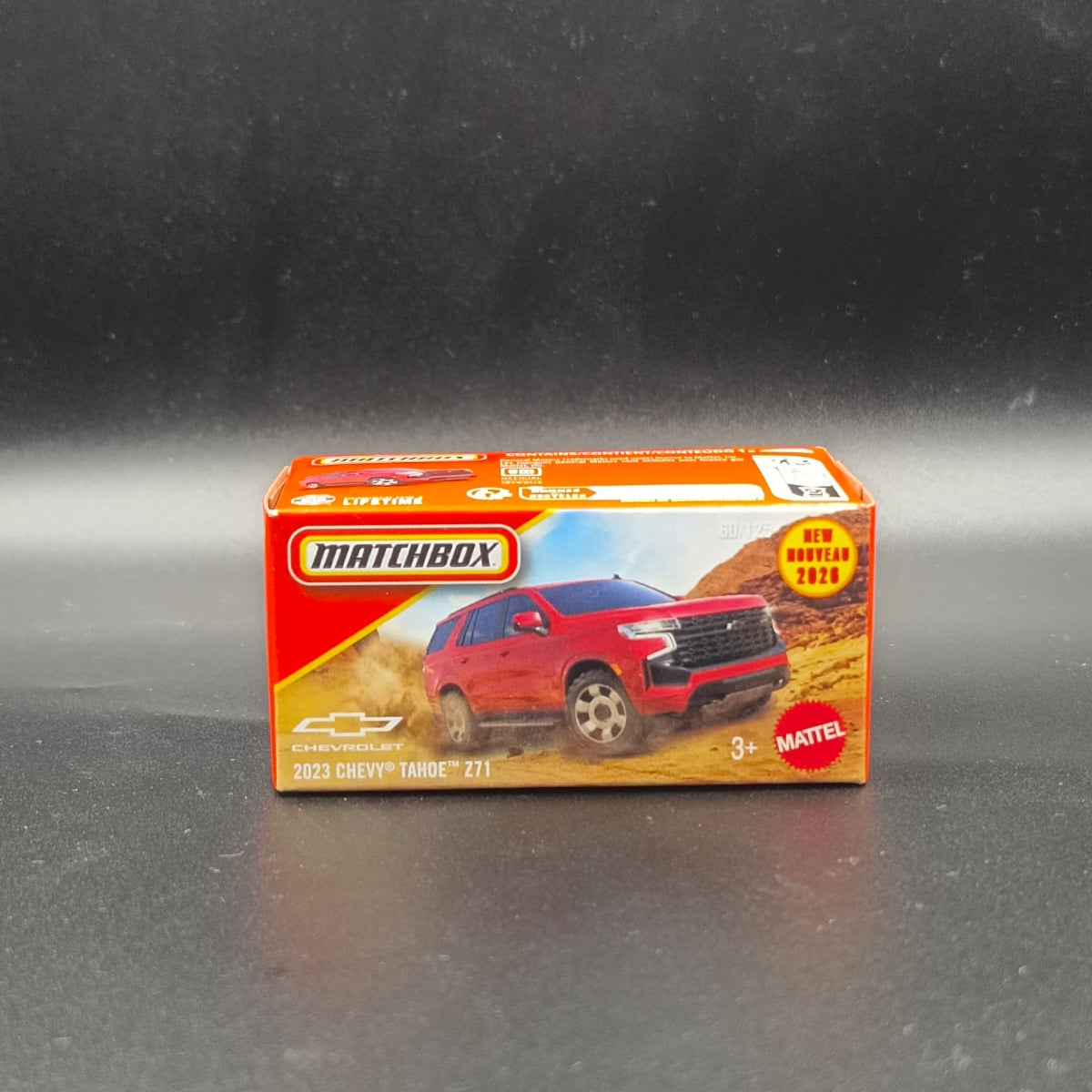 Matchbox 2023 Chevy Tahoe Z71 Die-Cast Scale Model (Radiant Red) - 1:64 Scale