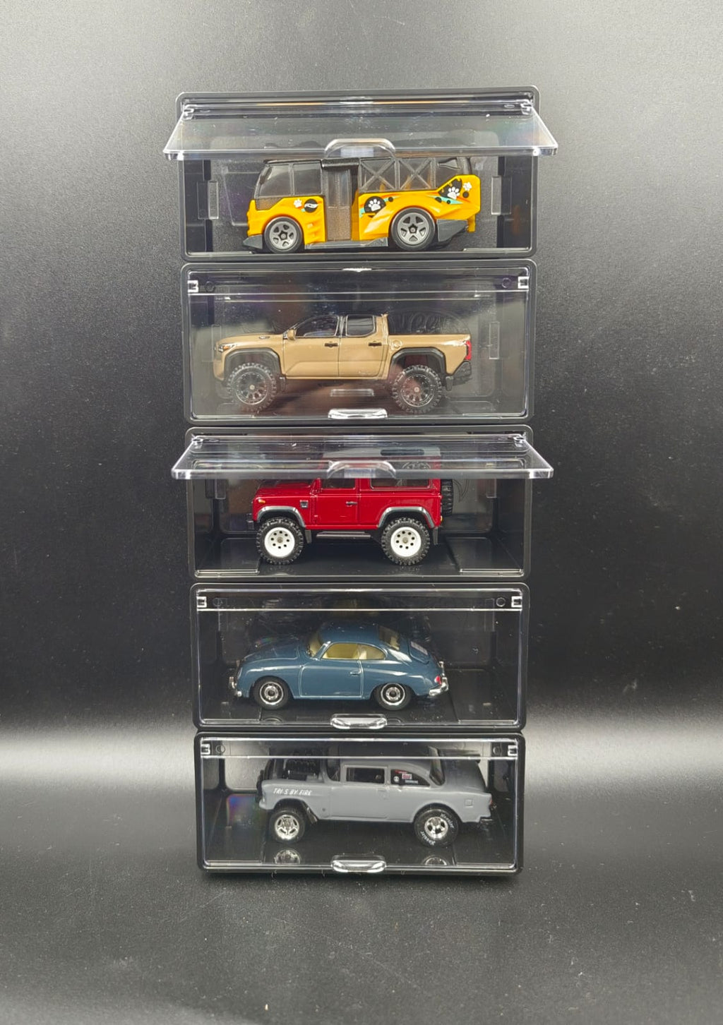 Hot Wheels Storage Box (New 2025) - Stackable Die-Cast Car Display Case