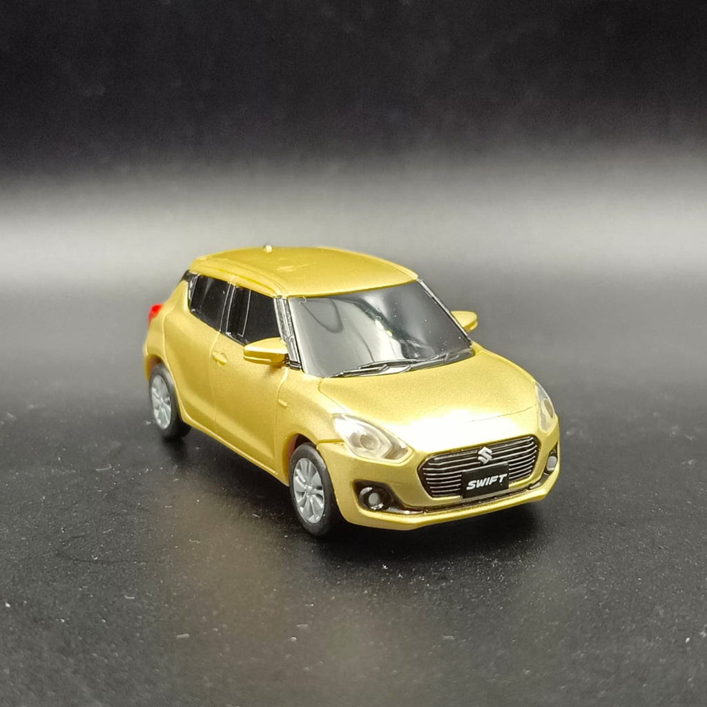 Maruti Suzuki Swift Die-Cast Miniature Model Car – Gold Edition (1:32 Scale)