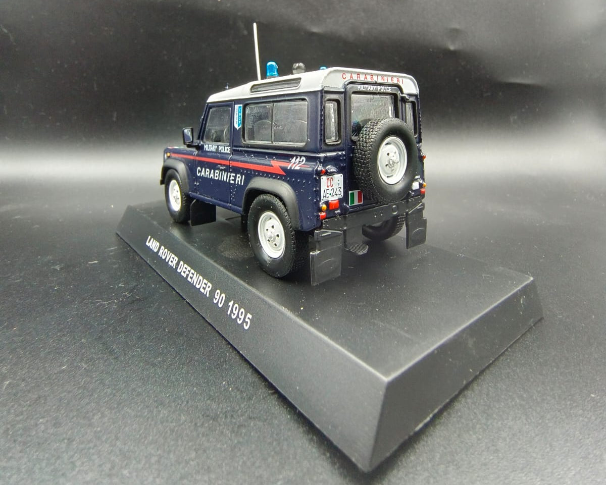 Land Rover Defender 90 1995 Carabinieri (Italian Military Police) - 1:43 Scale Diecast Model