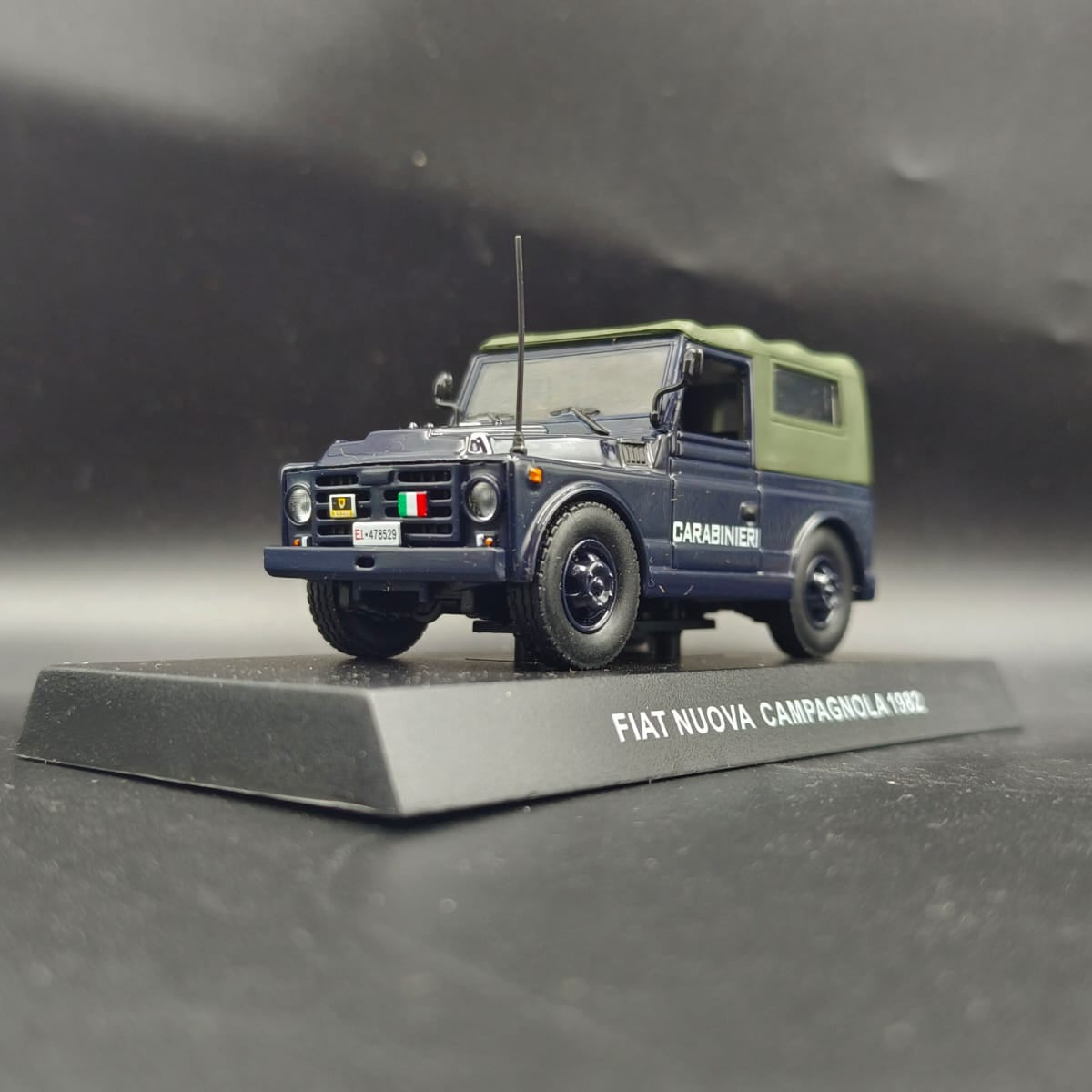 1982 Fiat Nuova Campagnola Carabinieri Diecast Model Car - 1:43 Scale