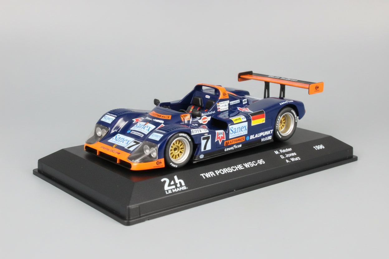 Spark 1:43 TWR Porsche WSC-95 #7 Winner 24H Le Mans 1996 (Acralic Damaged)