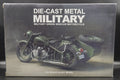 1:10 Scale CJ750 Military Green Sidecar Motorcycle Die-Cast Metal Model