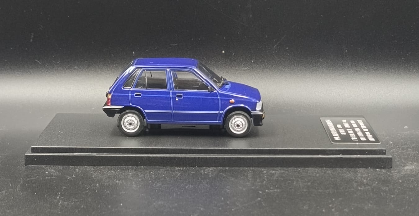 1:43 Changan Suzuki Alto Classic (Maruti 800) Alloy Diecast Model Car - Blue