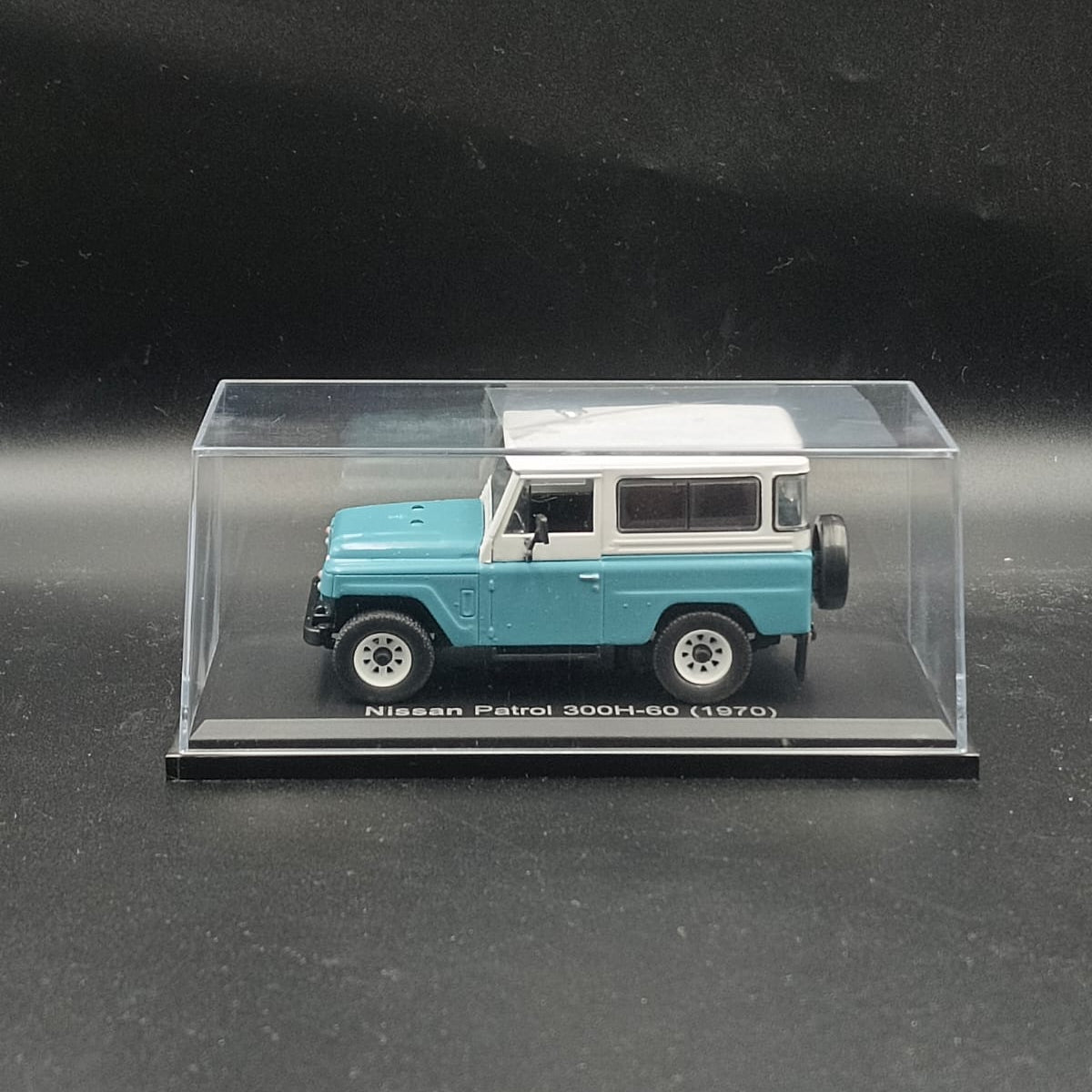 First43 1:43 Nissan Patrol 300 H-60 1970 - Light Blue & White (Jonga)