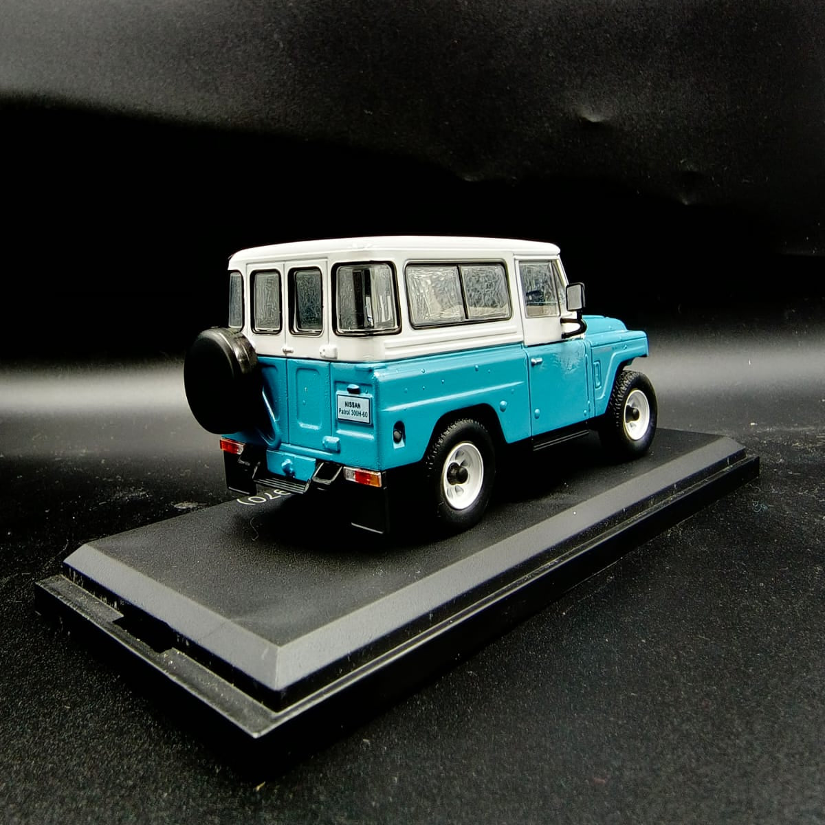 First43 1:43 Nissan Patrol 300 H-60 1970 - Light Blue & White (Jonga)