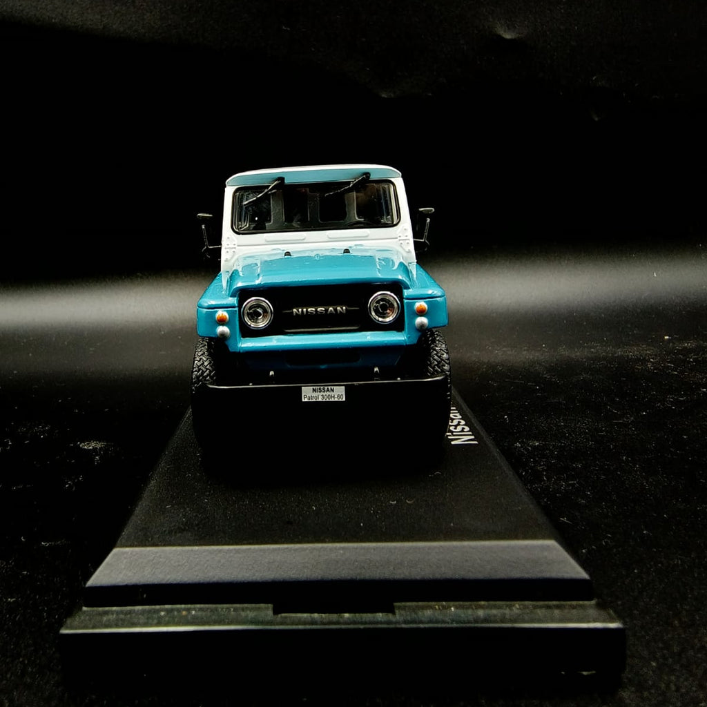 First43 1:43 Nissan Patrol 300 H-60 1970 - Light Blue & White (Jonga)