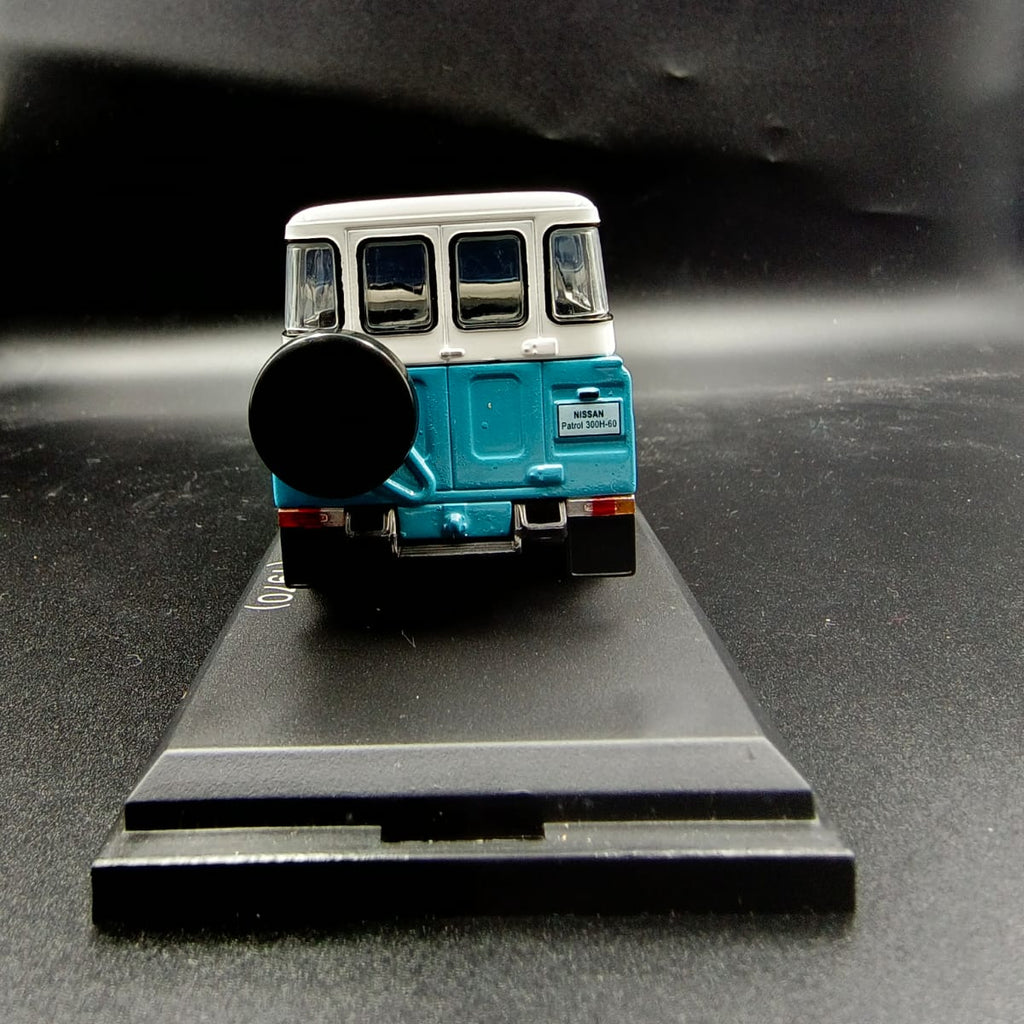 First43 1:43 Nissan Patrol 300 H-60 1970 - Light Blue & White (Jonga)