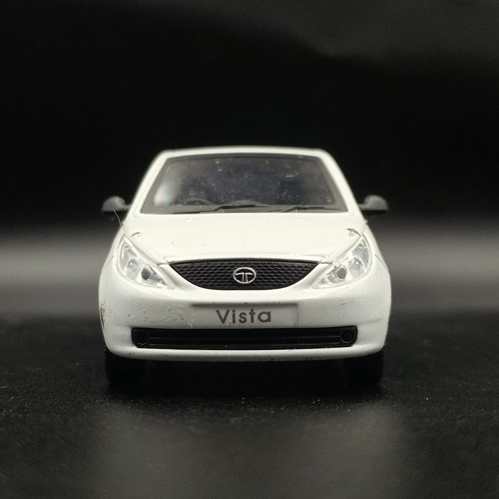 TATA Indica Vista 1:43 Scale Norev Diecast Model Car (White)