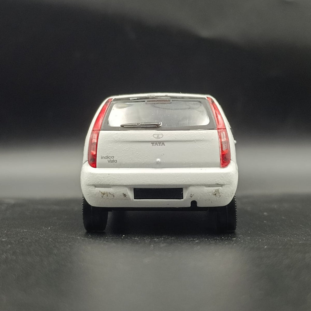 TATA Indica Vista 1:43 Scale Norev Diecast Model Car (White)