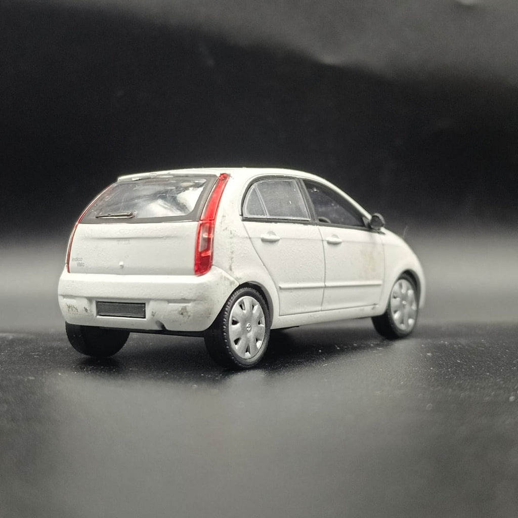 TATA Indica Vista 1:43 Scale Norev Diecast Model Car (White)