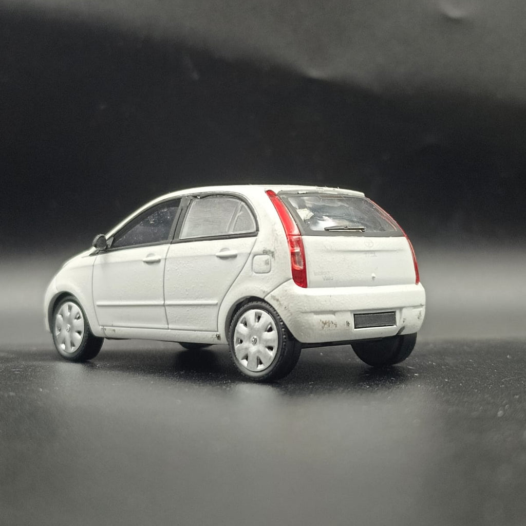 TATA Indica Vista 1:43 Scale Norev Diecast Model Car (White)