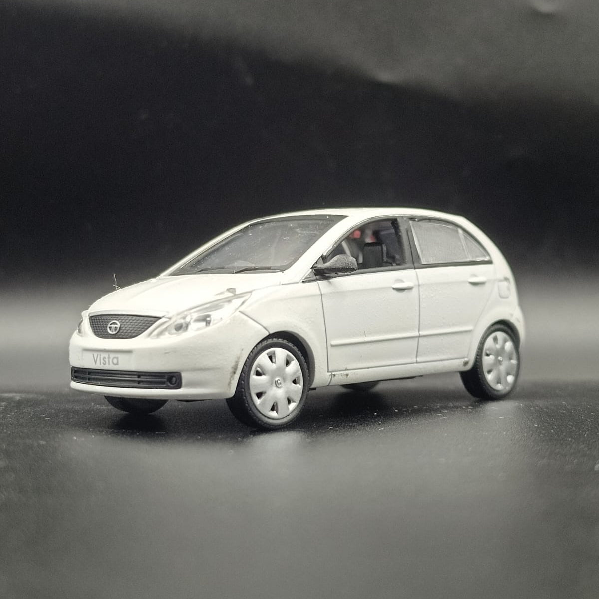 TATA Indica Vista 1:43 Scale Norev Diecast Model Car (White)