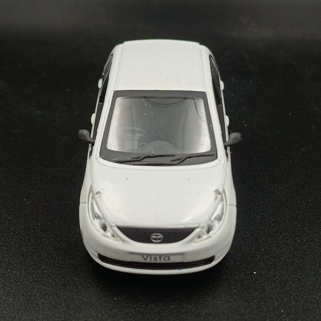 TATA Indica Vista 1:43 Scale Norev Diecast Model Car (White)