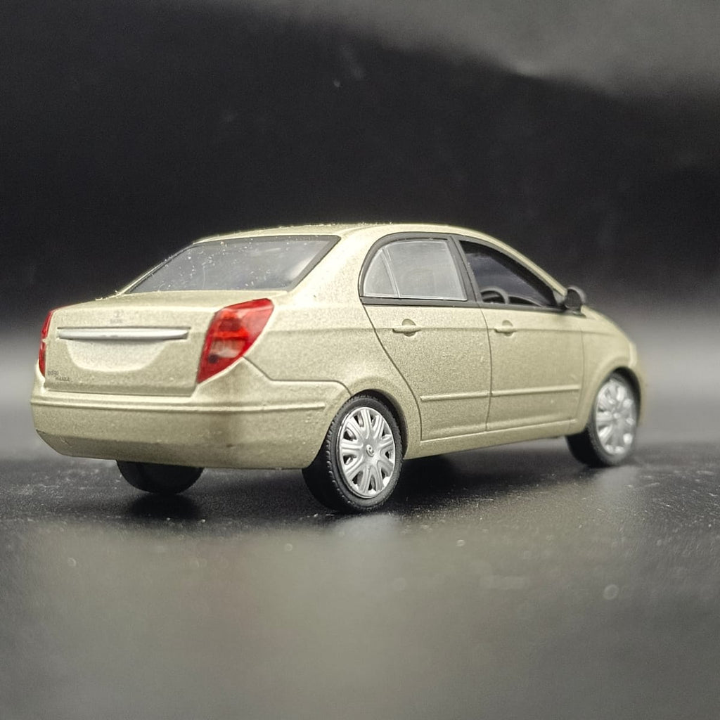 Tata Indigo Manza 1:43 Scale Die-cast Model Car (Champagne Gold)