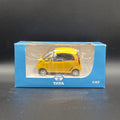 Tata Nano Miniature Scale Model Toy Car (Yellow) - Pull Back/Free Wheel Action