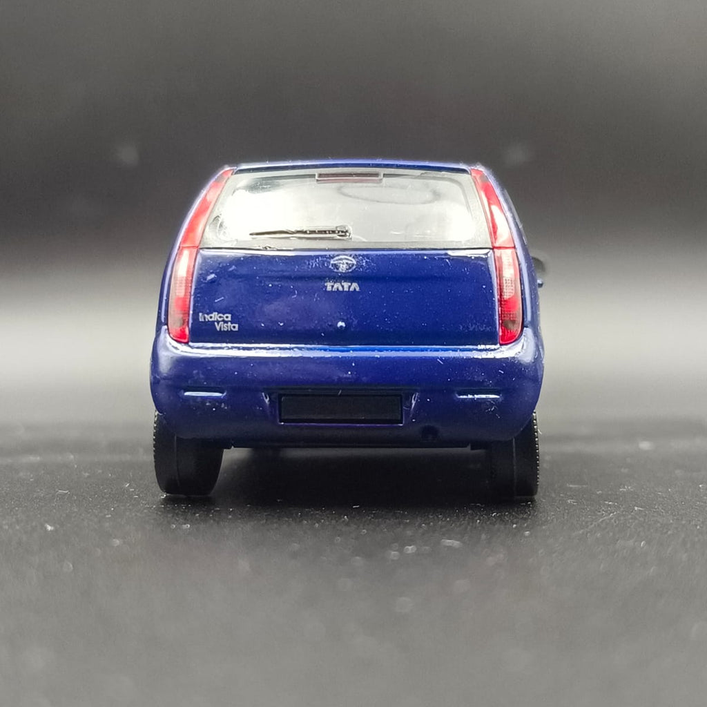 TATA Indica Vista Diecast Scale Model Car (1:43 Scale) - Blue
