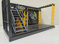 Gilumza DIY Simulation Garage Diorama with LED Light – 1:64 & 1:32 Scale Model Car Display Case
