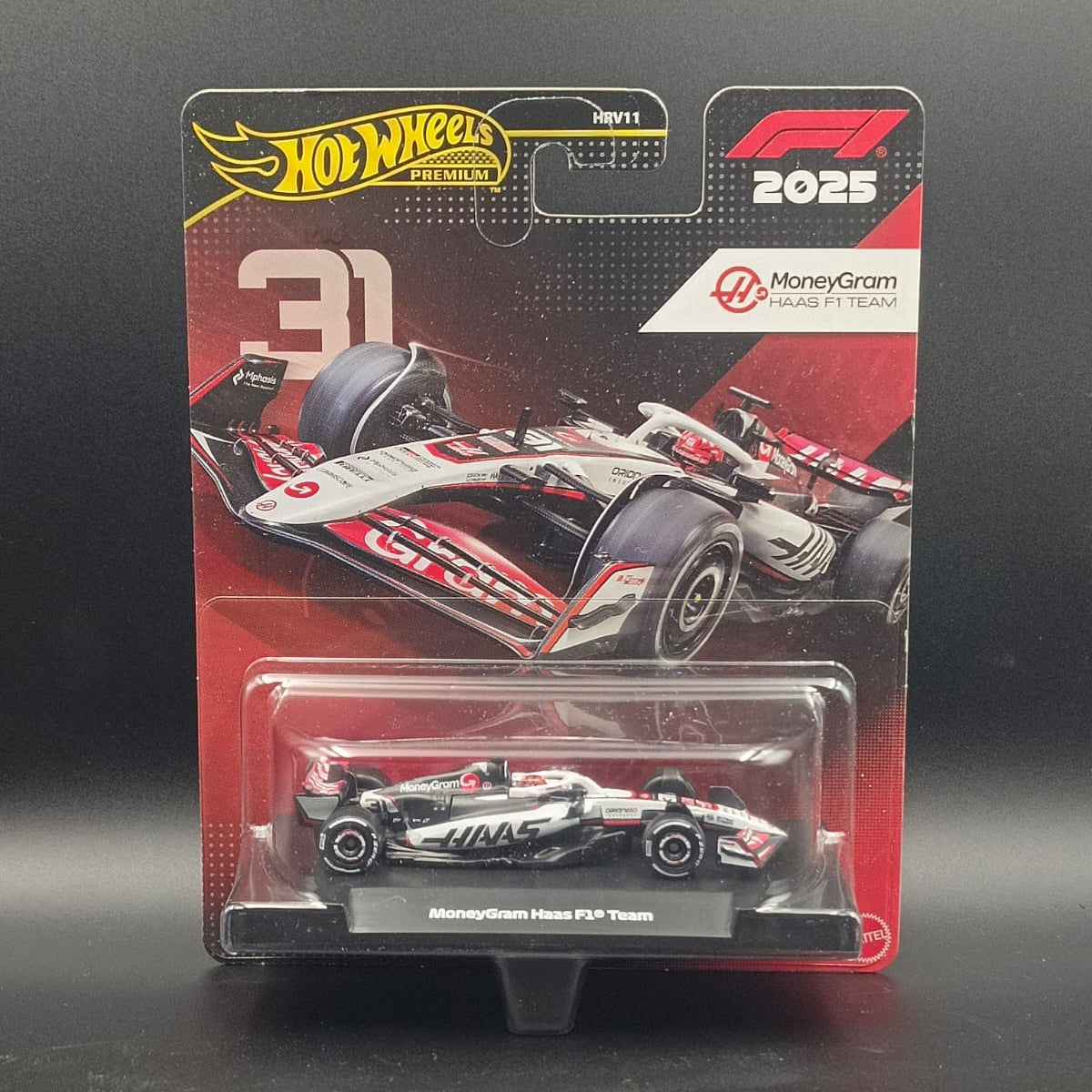 Hot Wheels Premium 2025 MoneyGram Haas F1 Team #31 - Esteban Ocon