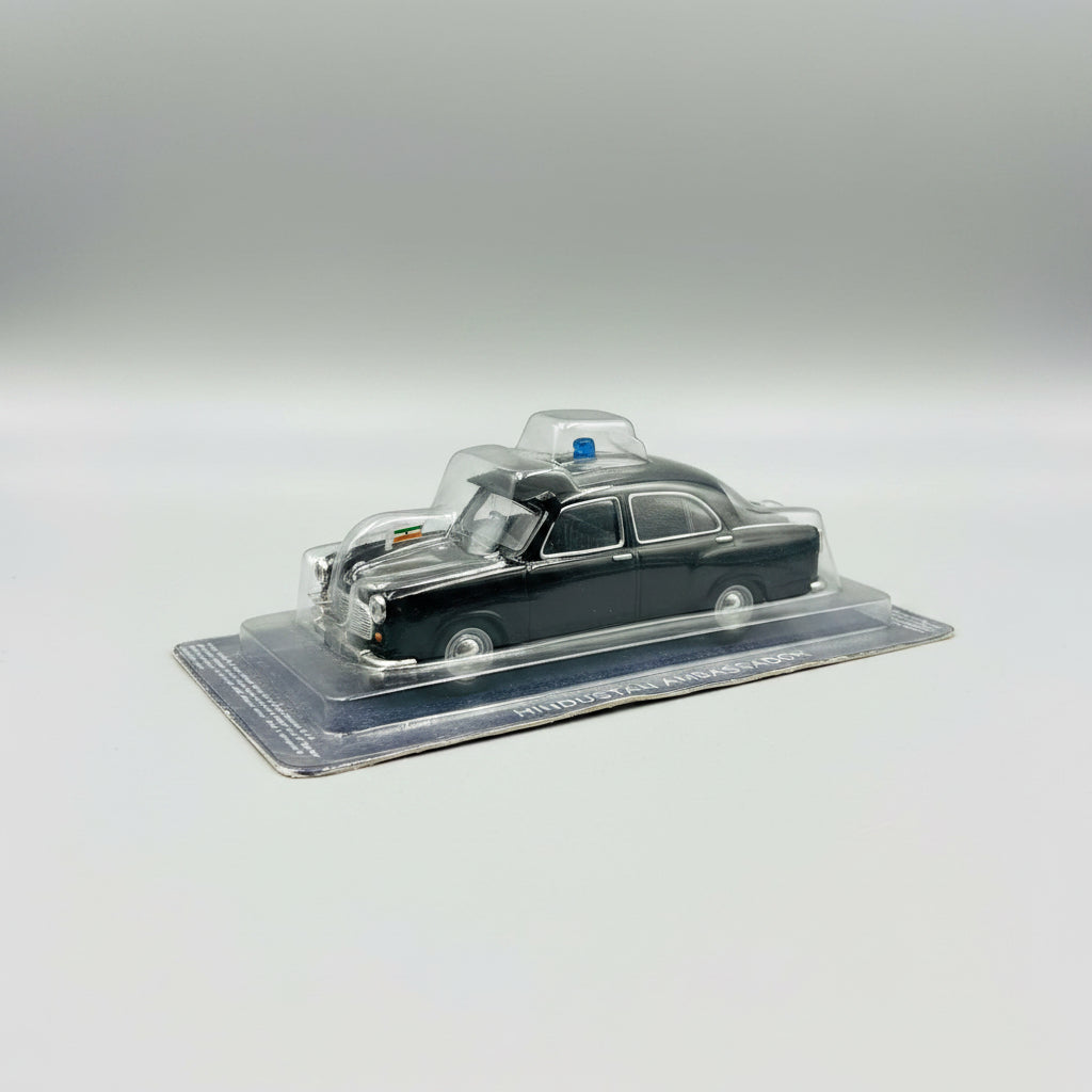 Hindustan Ambassador Indian Police (1958) - 1:43 Scale Diecast Model