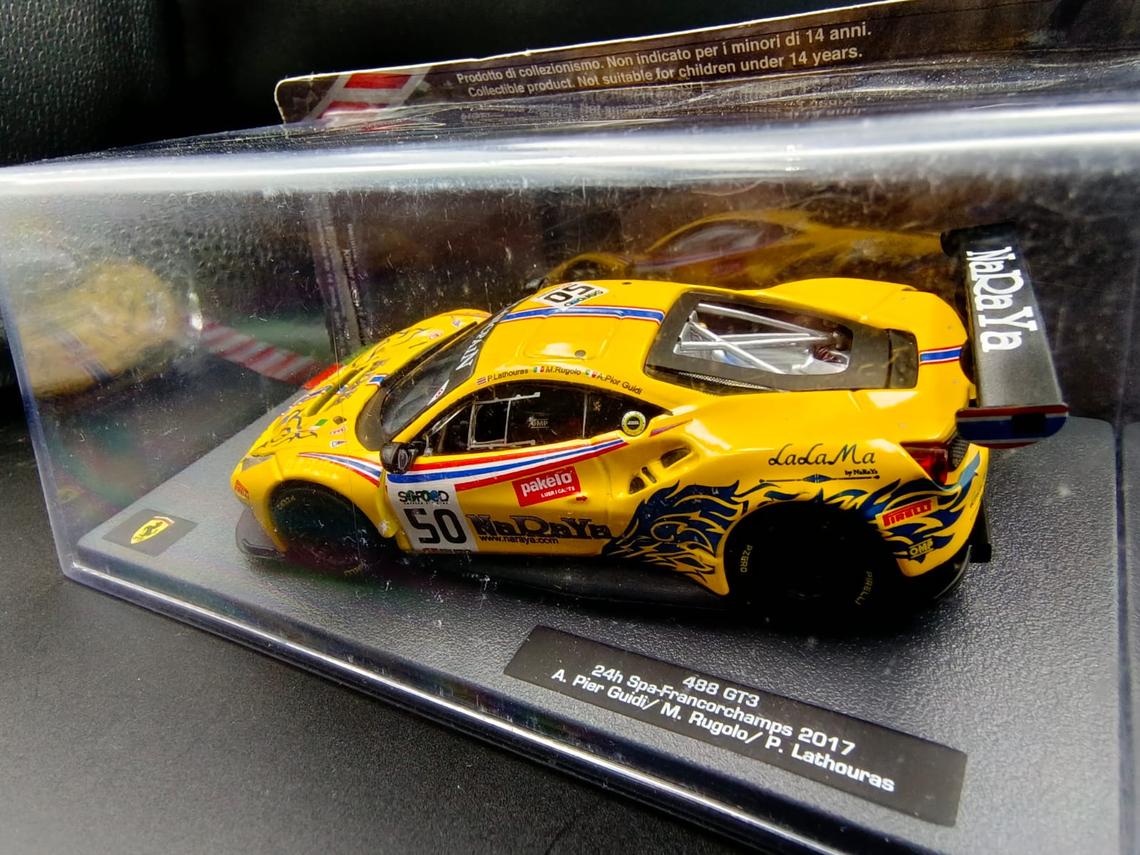 Altaya 1:43 Ferrari 488 GT3 #50 - 24h Spa 2017 AF Corse Diecast Model