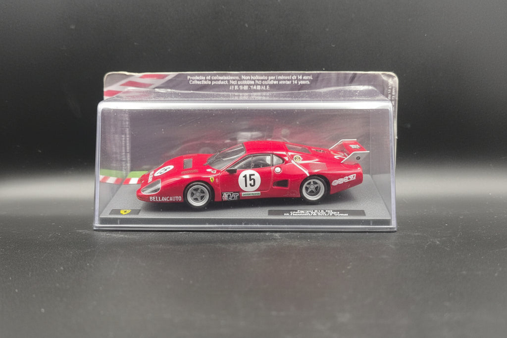 Bburago 1/43 Ferrari 512 BB (II Series) – 1000km Monza 1981 #15