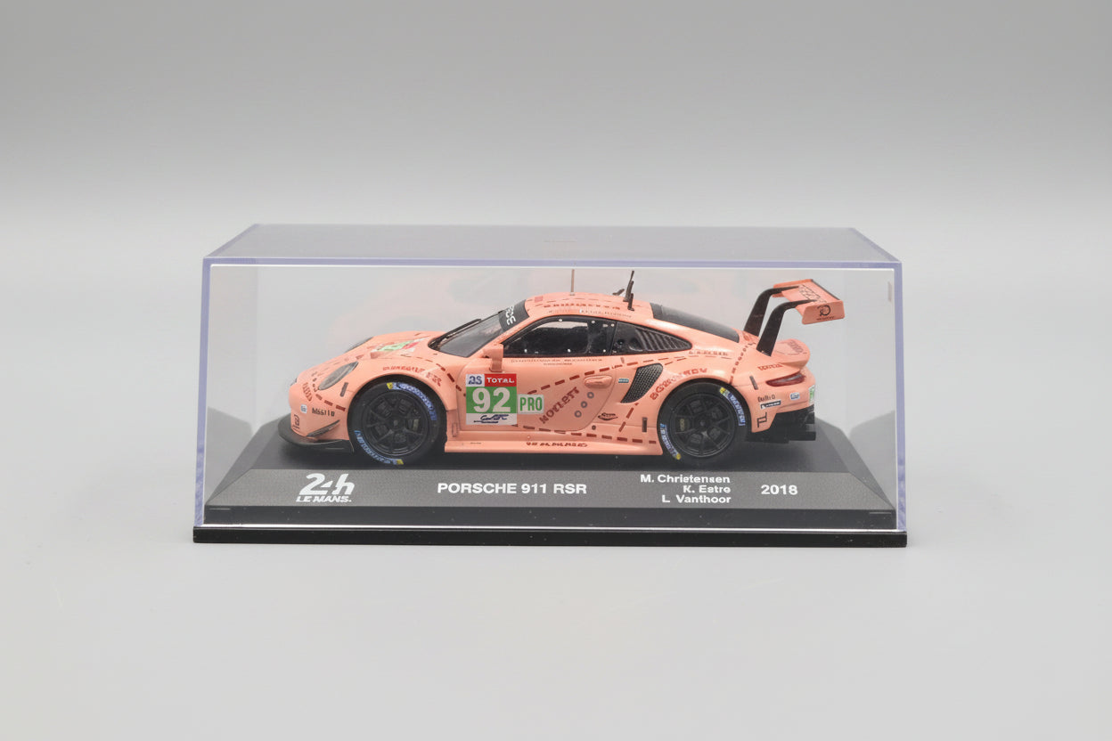 Porsche 911 RSR #92 Pink Pig – 24h Le Mans 2018 LMGTE Pro Winner – 1:43 Scale Model