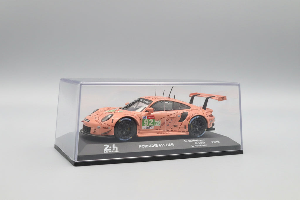 Porsche 911 RSR #92 Pink Pig – 24h Le Mans 2018 LMGTE Pro Winner – 1:43 Scale Model