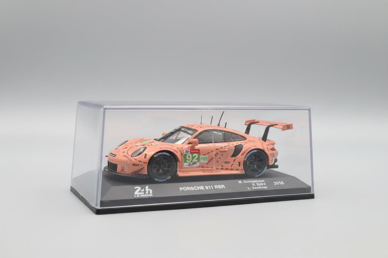 Porsche 911 RSR #92 Pink Pig – 24h Le Mans 2018 LMGTE Pro Winner – 1:43 Scale Model