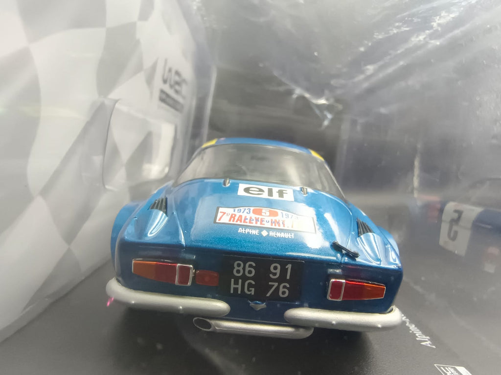 Alpine-Renault A110 1800 #5 – Thérier-Jaubert – Rally de Portugal 1973 (1:24 Scale Diecast)