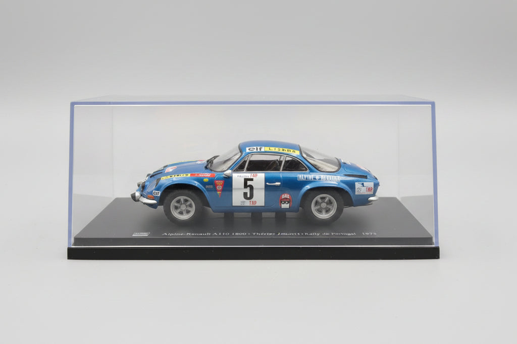 Alpine-Renault A110 1800 #5 – Thérier-Jaubert – Rally de Portugal 1973 (1:24 Scale Diecast)