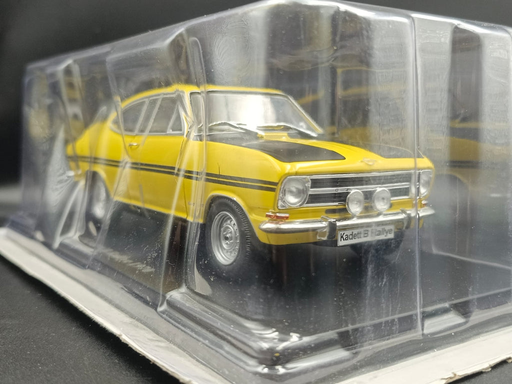 Opel Kadett B Rallye 1970 - 1:24 Scale Diecast Model (Yellow/Black)