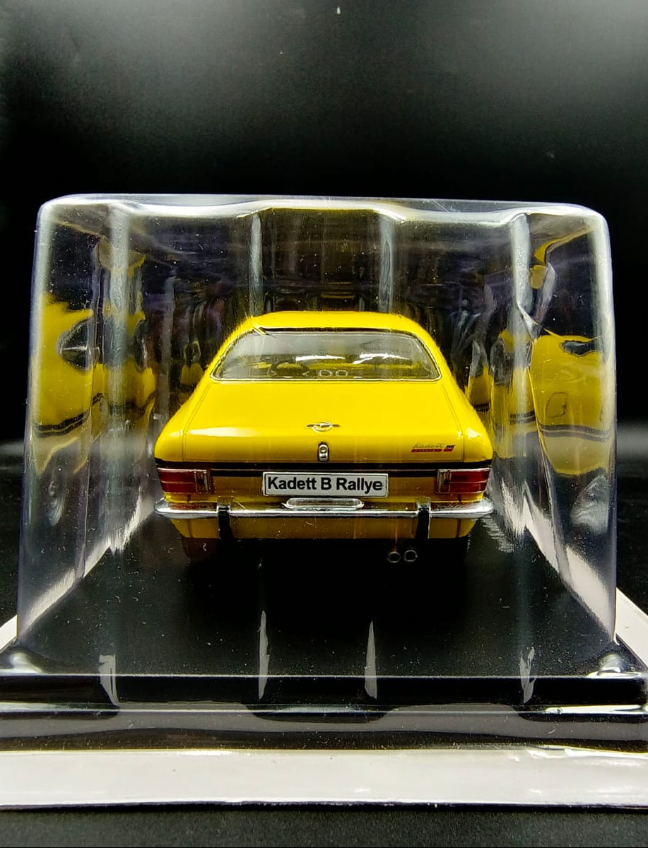 Opel Kadett B Rallye 1970 - 1:24 Scale Diecast Model (Yellow/Black)