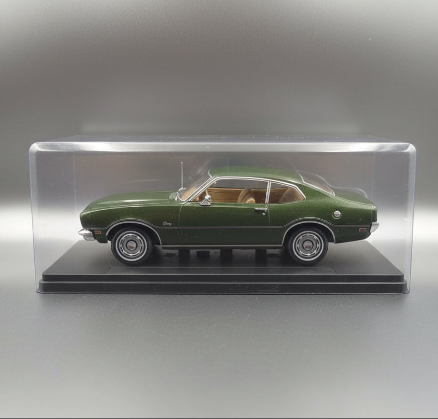 1974 Ford Maverick Diecast Model Car - Dark Green - 1:24 Scale