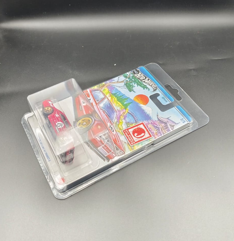 Premium heavy duty Clear Clamshell Protective Case for Hot Wheels & 1:64 Scale Die-Cast Cars