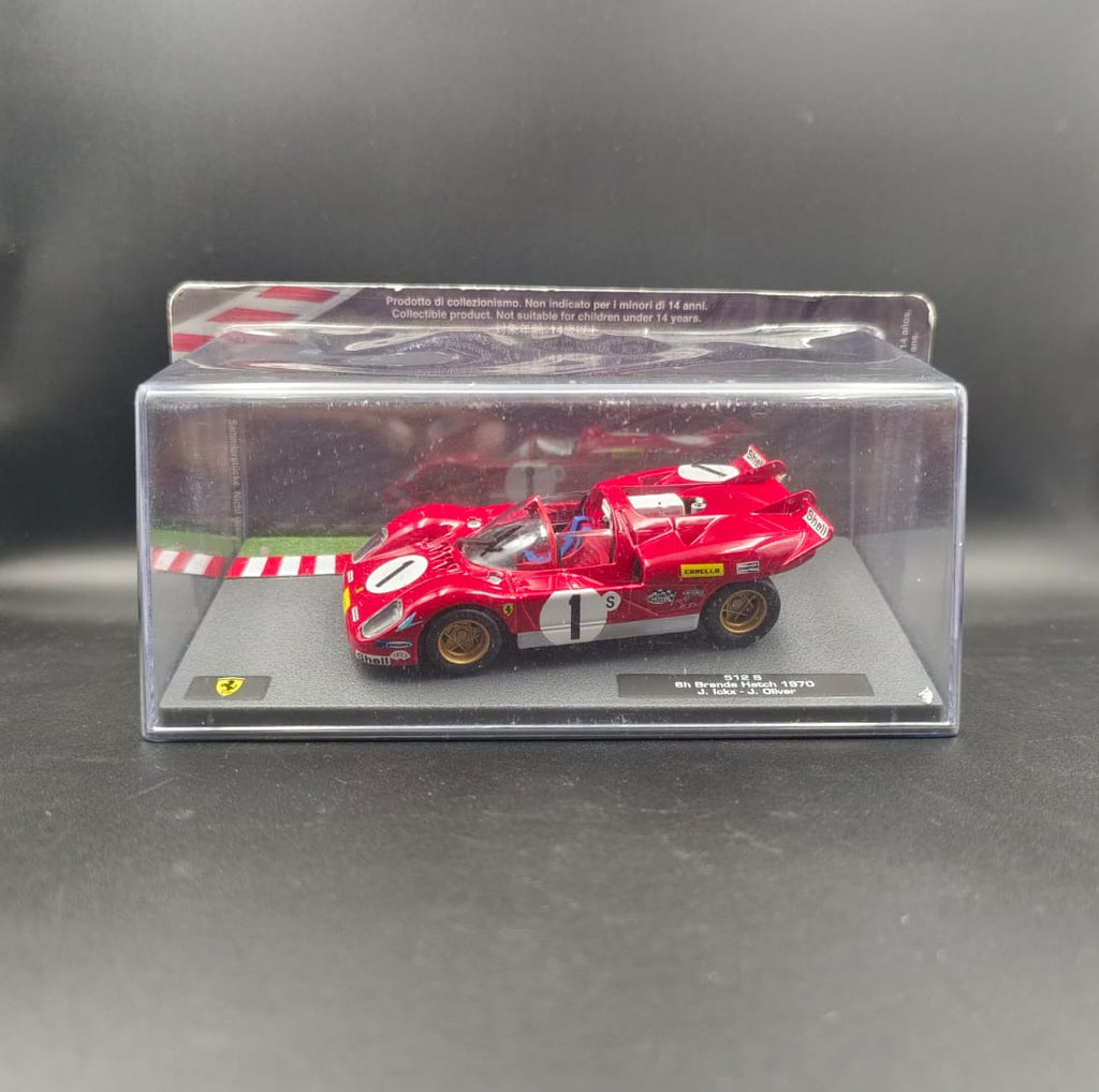 Altaya 1:43 Ferrari 512 S – #1 6h Brands Hatch 1970 (J. Ickx / J. Oliver) Diecast Model