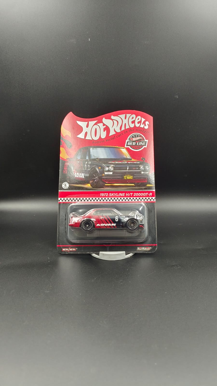 Hot Wheels Red Line Club (RLC) Exclusive 1972 Nissan Skyline H/T 2000GT-R (Advan Livery)