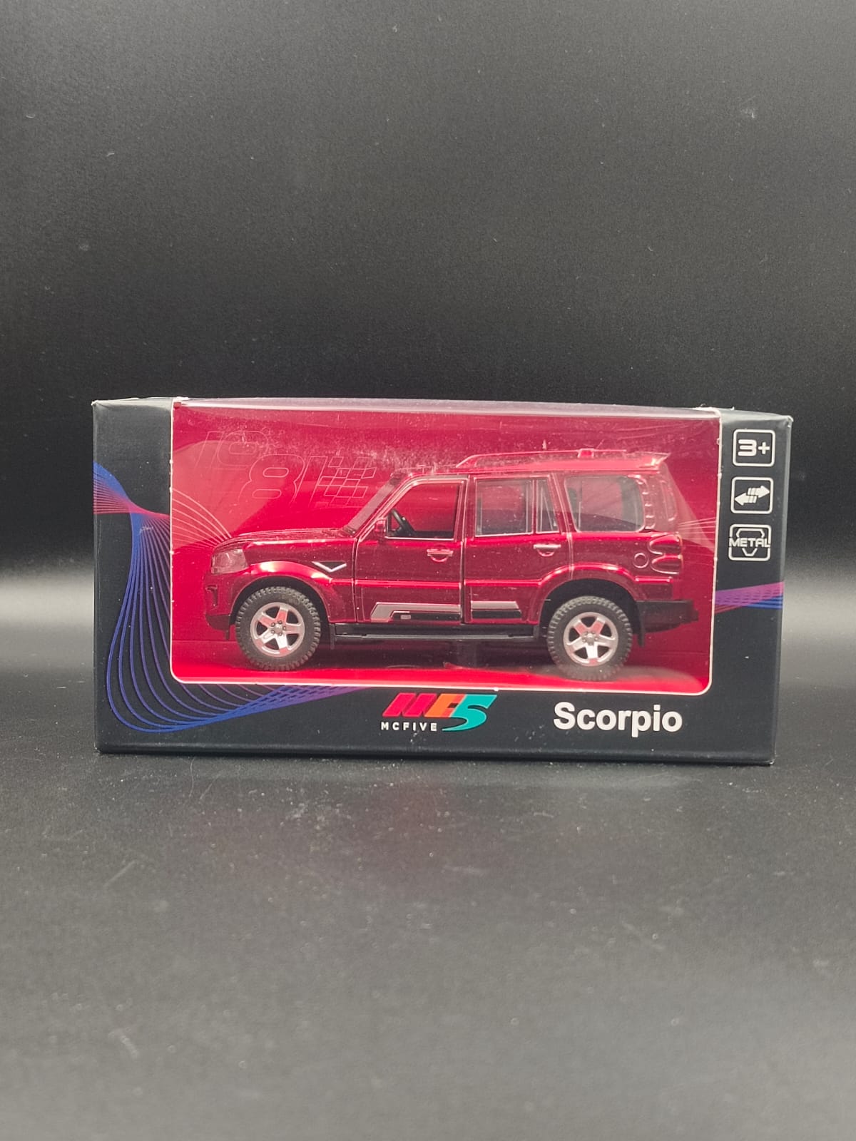 MCFIVE Mahindra Scorpio S11 Diecast Scale Model - Red