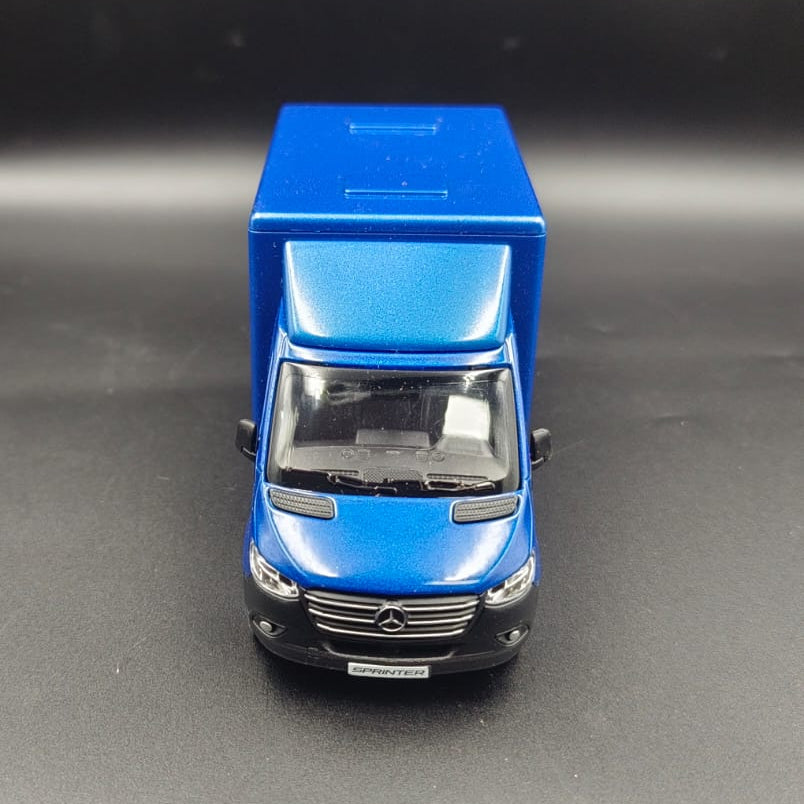 Kinsmart Mercedes-Benz Sprinter Box Van 1:48 Diecast Model Toy (Blue)