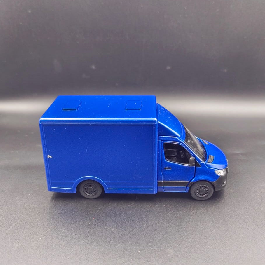Kinsmart Mercedes-Benz Sprinter Box Van 1:48 Diecast Model Toy (Blue)