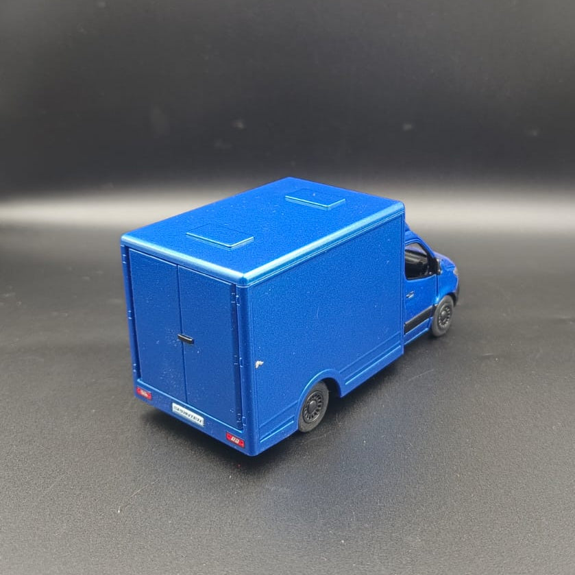 Kinsmart Mercedes-Benz Sprinter Box Van 1:48 Diecast Model Toy (Blue)