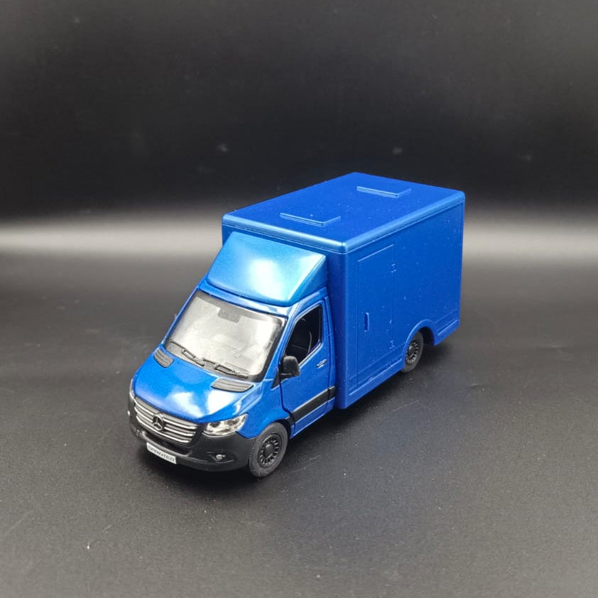 Kinsmart Mercedes-Benz Sprinter Box Van 1:48 Diecast Model Toy (Blue)