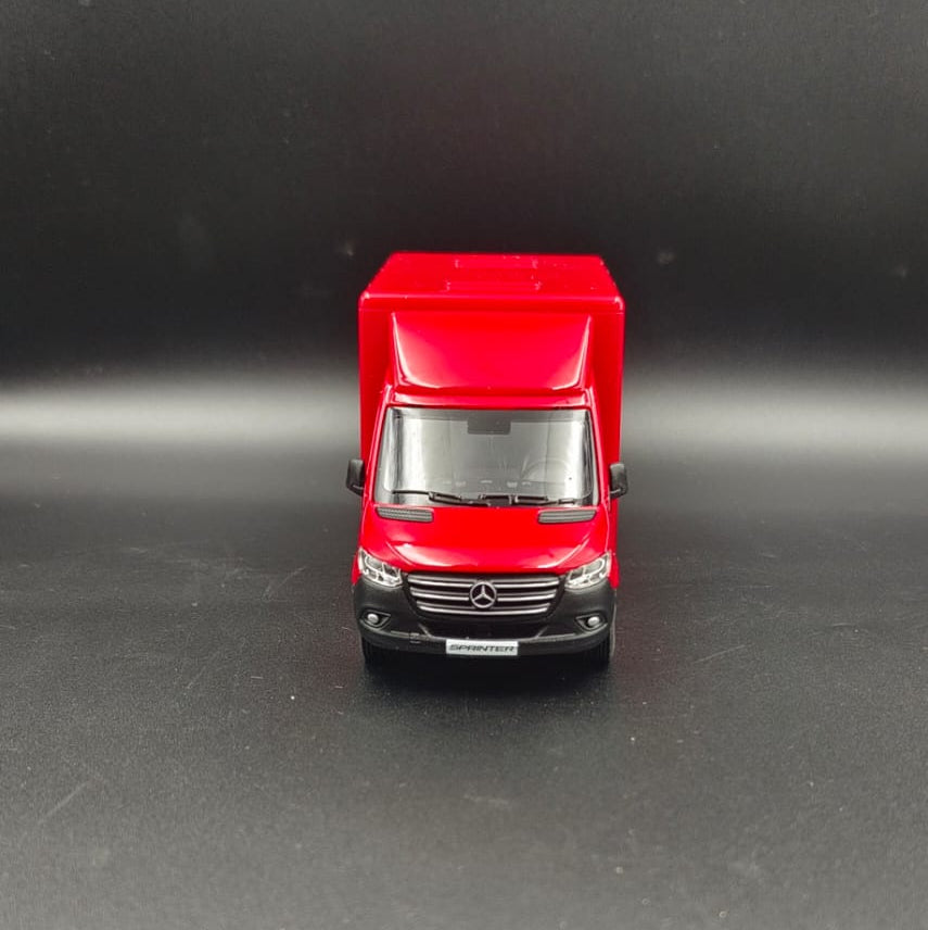 Kinsmart Mercedes-Benz Sprinter Box Van 1:48 Diecast Model Toy (Red)