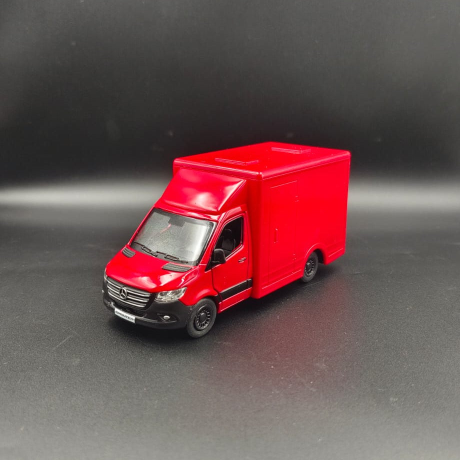 Kinsmart Mercedes-Benz Sprinter Box Van 1:48 Diecast Model Toy (Red)