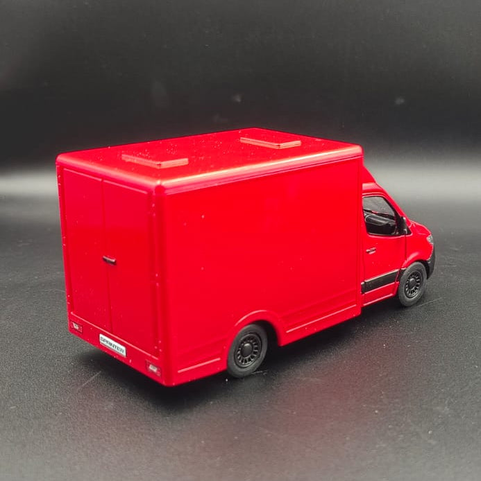 Kinsmart Mercedes-Benz Sprinter Box Van 1:48 Diecast Model Toy (Red)