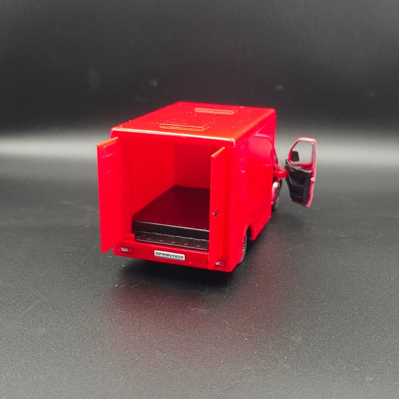 Kinsmart Mercedes-Benz Sprinter Box Van 1:48 Diecast Model Toy (Red)