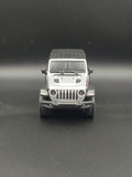 Kinsmart 2018 Jeep Wrangler Rubicon Hard Top Diecast Model (1:34 Scale) - Silver