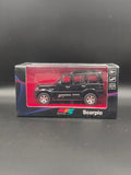 MC5 Mahindra Scorpio S11 Diecast Toy Car - Black SUV Scale Model