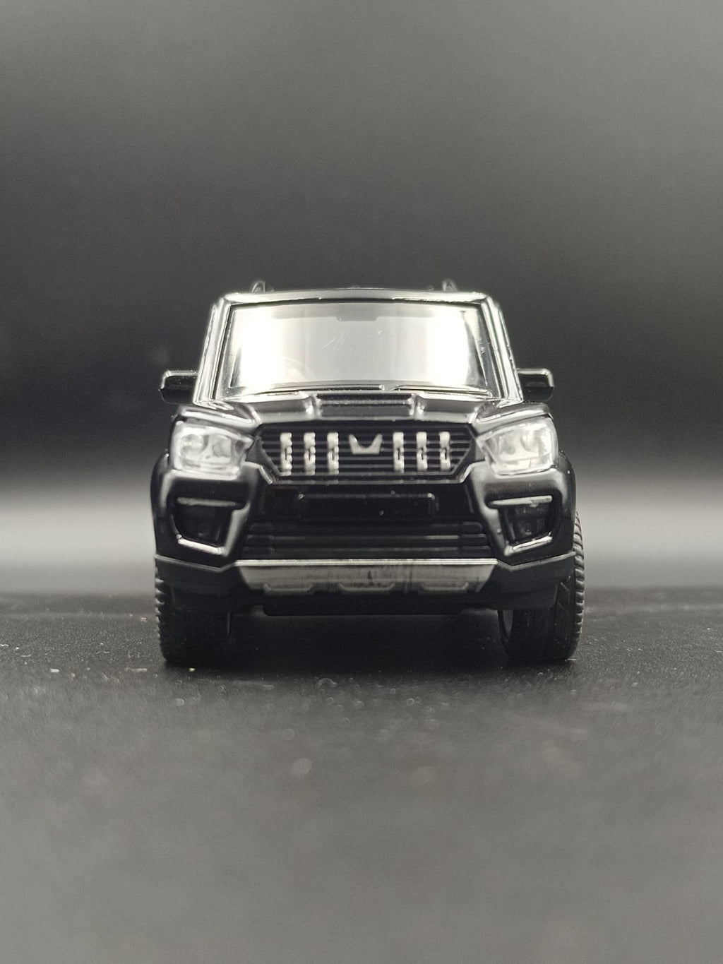 MC5 Mahindra Scorpio S11 Diecast Toy Car - Black SUV Scale Model